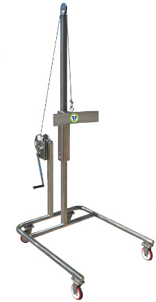 Stainless construction, completely customizable, fixed or mobile, FDA rated components with several finish quality options, pneumatic, electric, or manual lift.