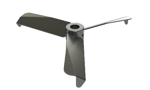 Axial Flow, general service, diameters 3” to 300”+, mill stock and casting, Np=0.3, Nq=0.5